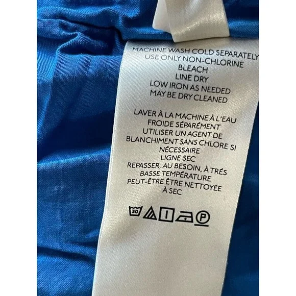 NWT Free People Women Payton Maxi Dress Strapless Blue Pink Printed Dress Sz L - Picture 9 of 11